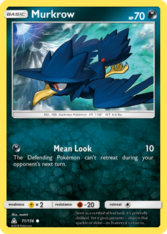 Murkrow #071/156 Common / Ultra Prism