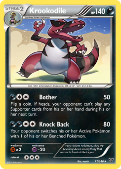 Krookodile #071/146 Rare (Normal) / XY Base Set