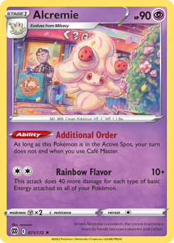 Alcremie #071/172 Rare (Normal) / Brilliant Stars