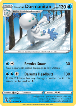 Galarian Darmanitan #072/264 Uncommon / Fusion Strike