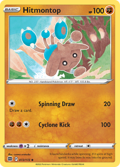 Hitmontop #072/172 Uncommon / Brilliant Stars