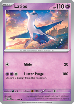 Latios #073/182 Rare (Reverse Holofoil) / Paradox Rift