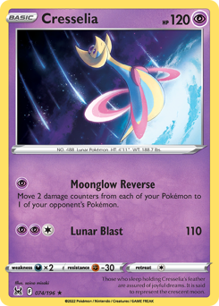 Cresselia #074/196 Holo Rare (Holofoil) / Lost Origin