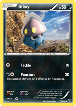 Inkay #075/146 Common (Reverse Holofoil) / XY Base Set