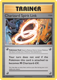 Charizard Spirit Link #075/108 Uncommon / Evolutions