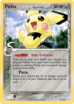Pichu (Delta Species) #076/110 Common / Holon Phantoms