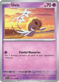 Uxie #078/191 Common / Surging Sparks
