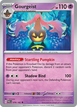 Gourgeist #078/182 Uncommon (Reverse Holofoil) / Paradox Rift