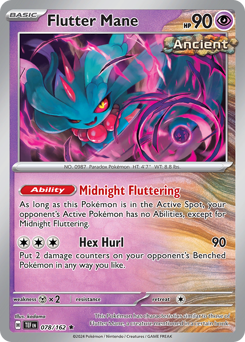 Flutter Mane #078/162 Rare (Holofoil) / Temporal Forces