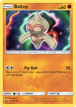 Baltoy #078/168 Common / Celestial Storm