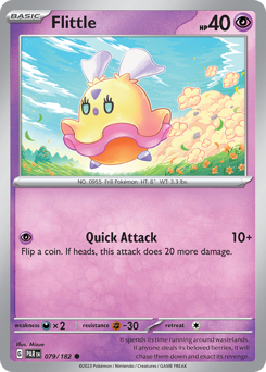 Flittle #079/182 Common (Reverse Holofoil) / Paradox Rift