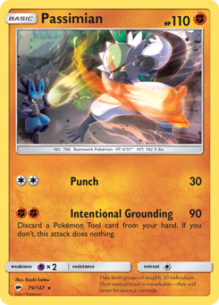 Passimian #079/147 Rare (Reverse Holofoil) / Burning Shadows