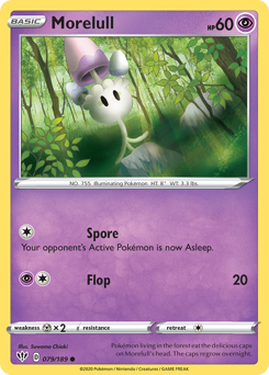 Morelull #079/189 Common (Reverse Holofoil) / Darkness Ablaze