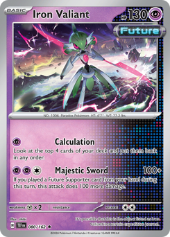 Iron Valiant #080/162 Rare (Holofoil) / Temporal Forces