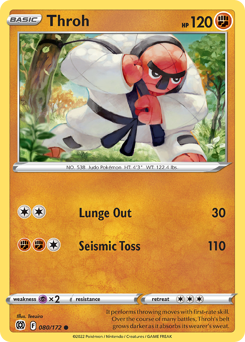 Throh #080/172 Common (Reverse Holofoil) / Brilliant Stars