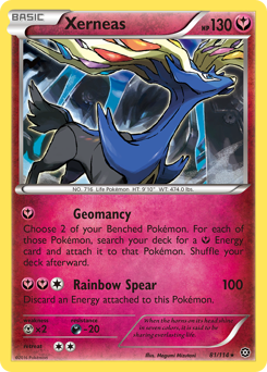 Xerneas #081/114 Holo Rare (Holofoil) / Steam Siege