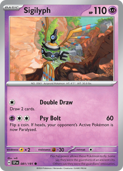 Sigilyph #081/191 Common / Surging Sparks