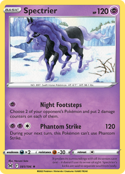 Spectrier #081/196 Holo Rare (Holofoil) / Lost Origin