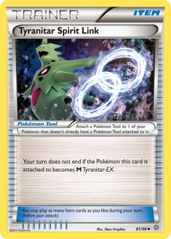 Tyranitar Spirit Link #81/98 Uncommon (Reverse Holofoil) / Ancient Origins