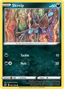 Skrelp #081/159 Common / Crown Zenith