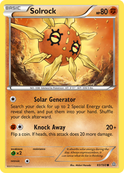 Solrock #083/160 Common / Primal Clash