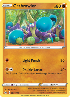 Crabrawler #084/198 Common / Chilling Reign