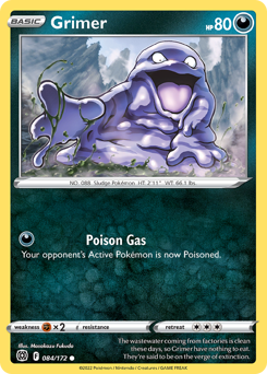 Grimer #084/172 Common (Reverse Holofoil) / Brilliant Stars