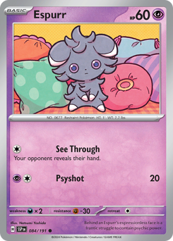 Espurr #084/191 Common (Reverse Holofoil) / Surging Sparks