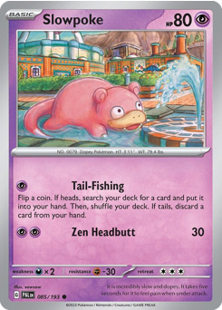 Slowpoke #085/193 Common (Reverse Holofoil) / Paldea Evolved
