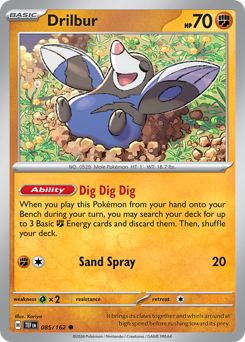 Drilbur #085/162 Common / Temporal Forces