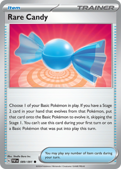 Rare Candy #89/91 Common / Paldean Fates