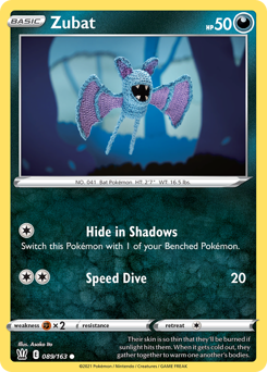 Zubat #089/163 Common / Battle Styles