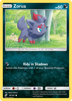 Zorua #090/181 Common / Team Up