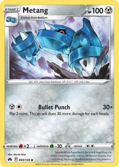 Metang #090/159 Uncommon / Crown Zenith