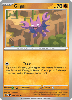 Gligar #091/182 Common / Paradox Rift