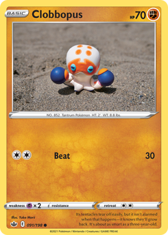 Clobbopus #091/198 Common / Chilling Reign