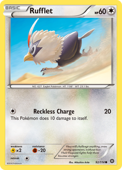Rufflet #092/114 Common / Steam Siege