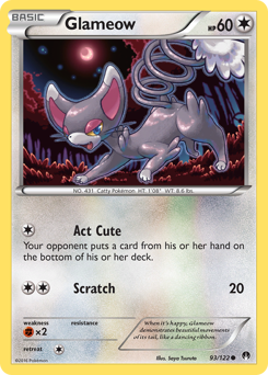 Glameow #093/122 Common / Breakpoint