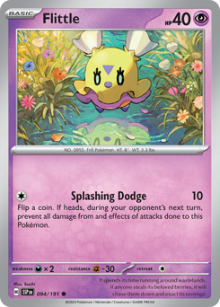 Flittle #094/191 Common (Reverse Holofoil) / Surging Sparks