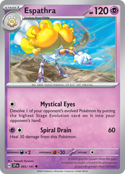 Espathra #095/191 Uncommon (Reverse Holofoil) / Surging Sparks