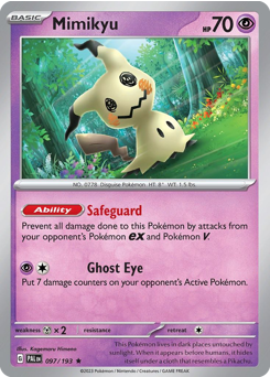 Mimikyu #097/193 Rare (Reverse Holofoil) / Paldea Evolved