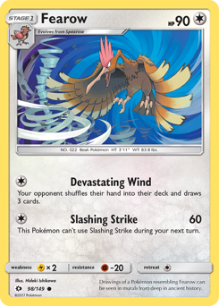 Fearow #098/149 Common / Sun & Moon
