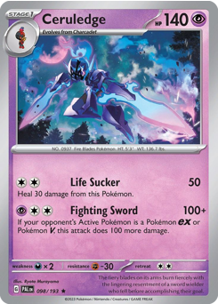 Ceruledge #098/193 Rare (Holofoil) / Paldea Evolved