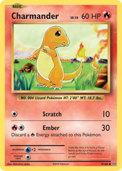 Charmander #009/108 Common / Evolutions