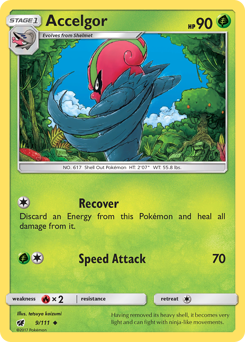 Accelgor #009/111 Uncommon / Crimson Invasion