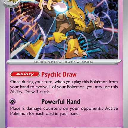 Alakazam #056/132 Rare (Holofoil) / Mega Evolution