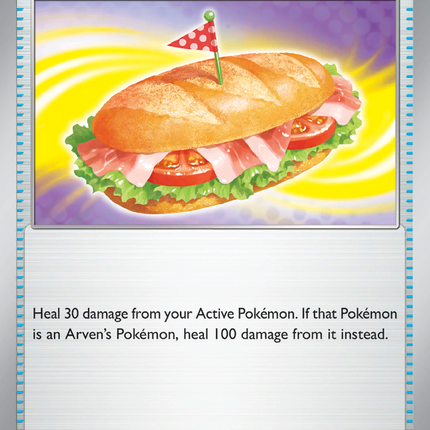 Arven's Sandwich #161/182 Uncommon (Reverse Holofoil) / Destined Rivals