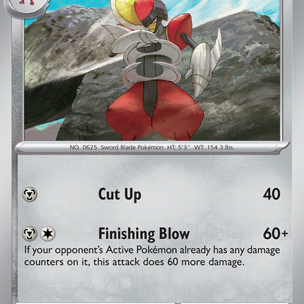 Bisharp #065/086 Uncommon / Black Bolt