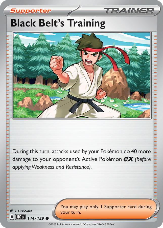 Black Belt's Training #144/159 Common (Reverse Holofoil) / Journey Together
