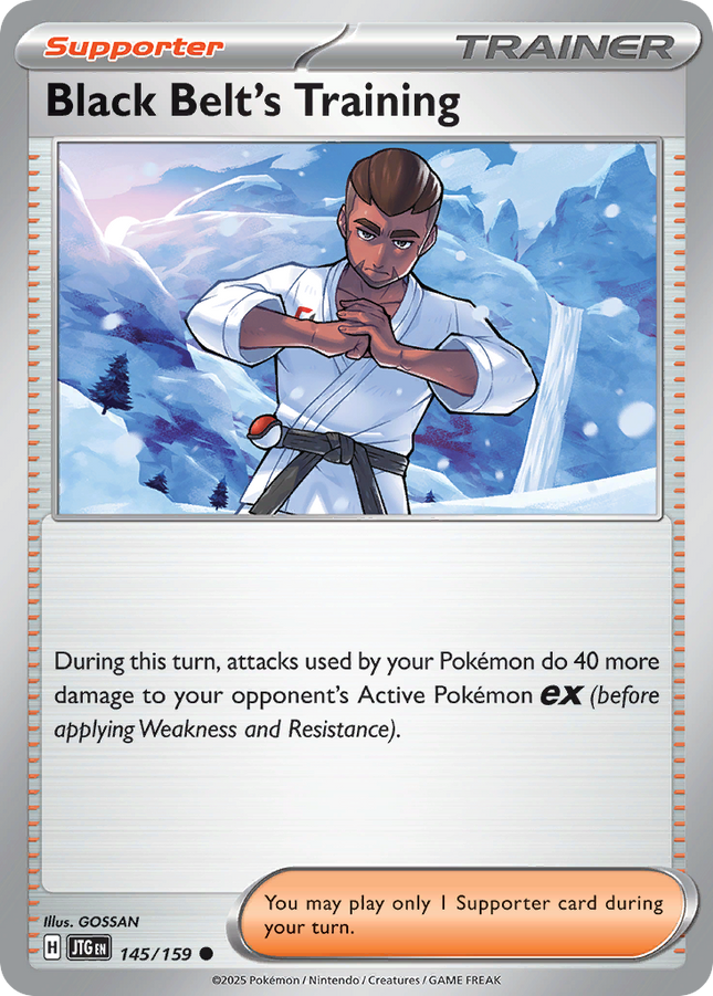 Black Belt's Training #145/159 Common (Reverse Holofoil) / Journey Together